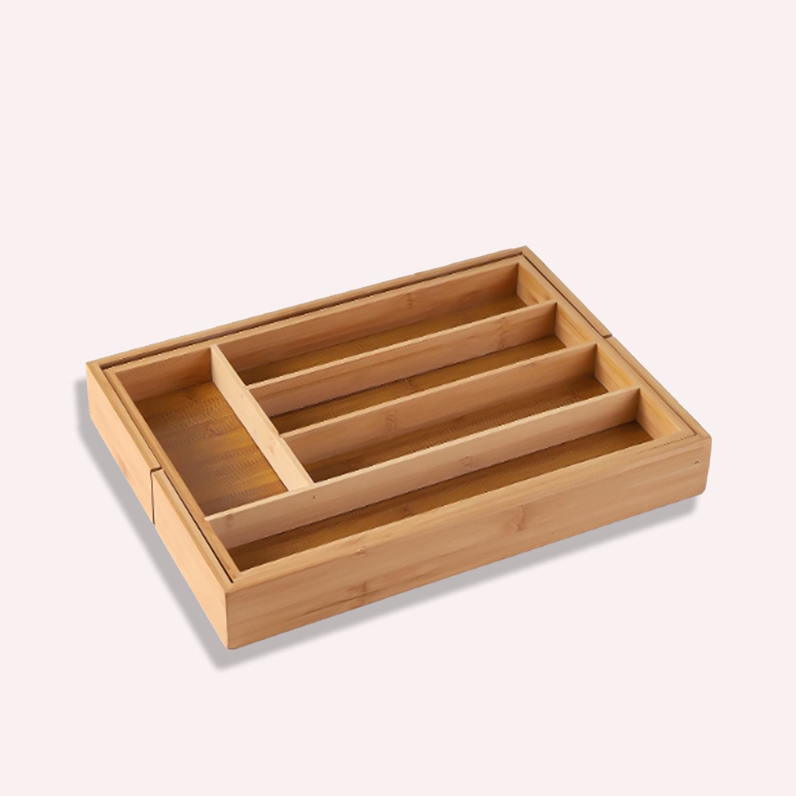 Bestikbakke Bambou Durable avec Organisation Moderne et Écologique