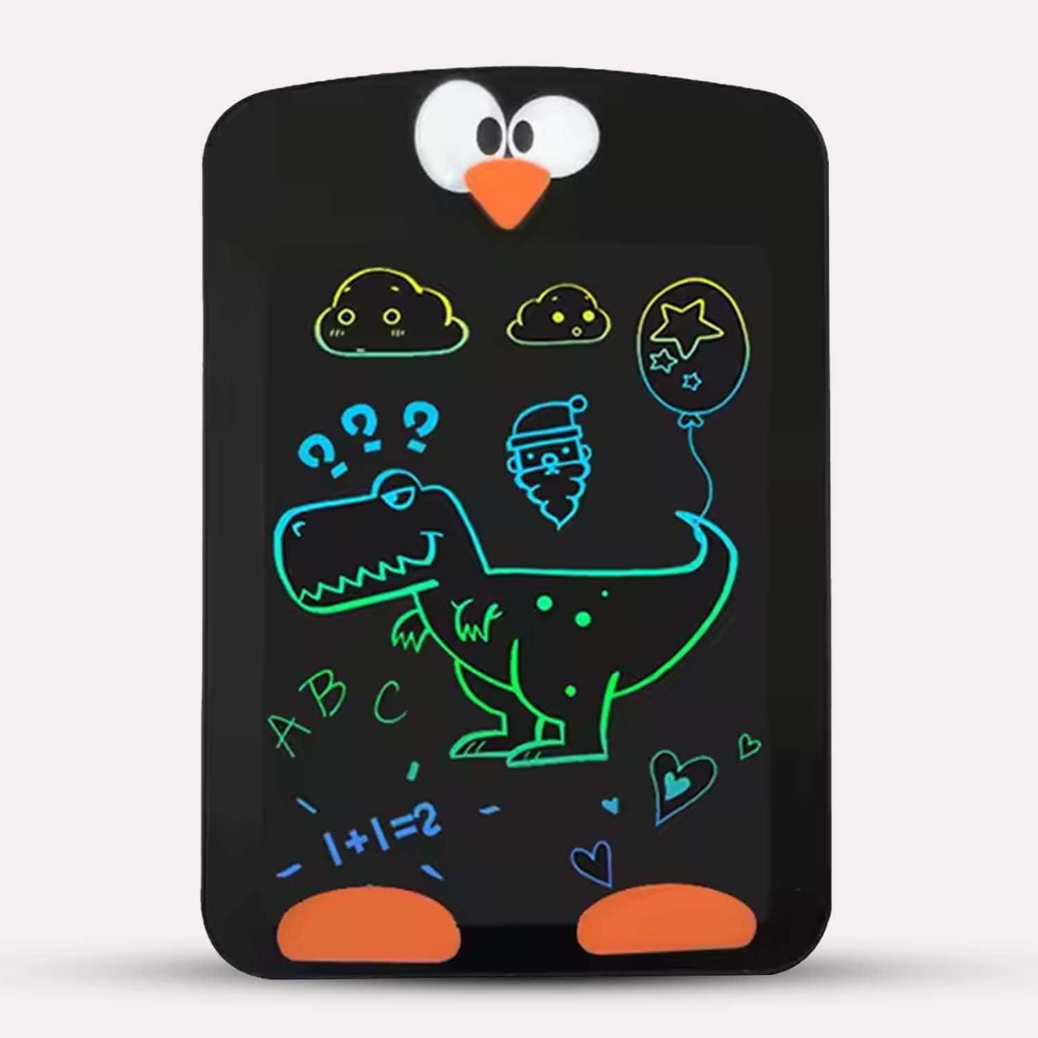 Tablette de Dessin Enfants LCD Colorée Noir Orange Plastique Durable