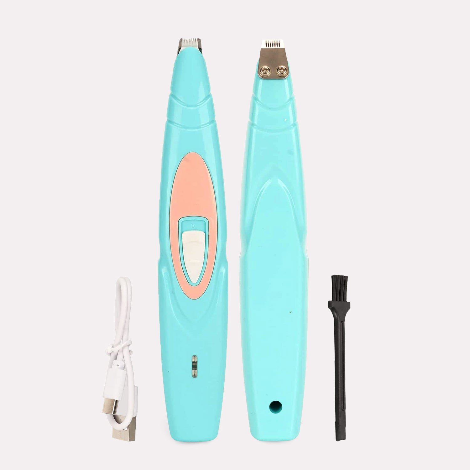 Tondeuse Électrique Ergonomique Chiens Bleu Clair - Plastique & Métal