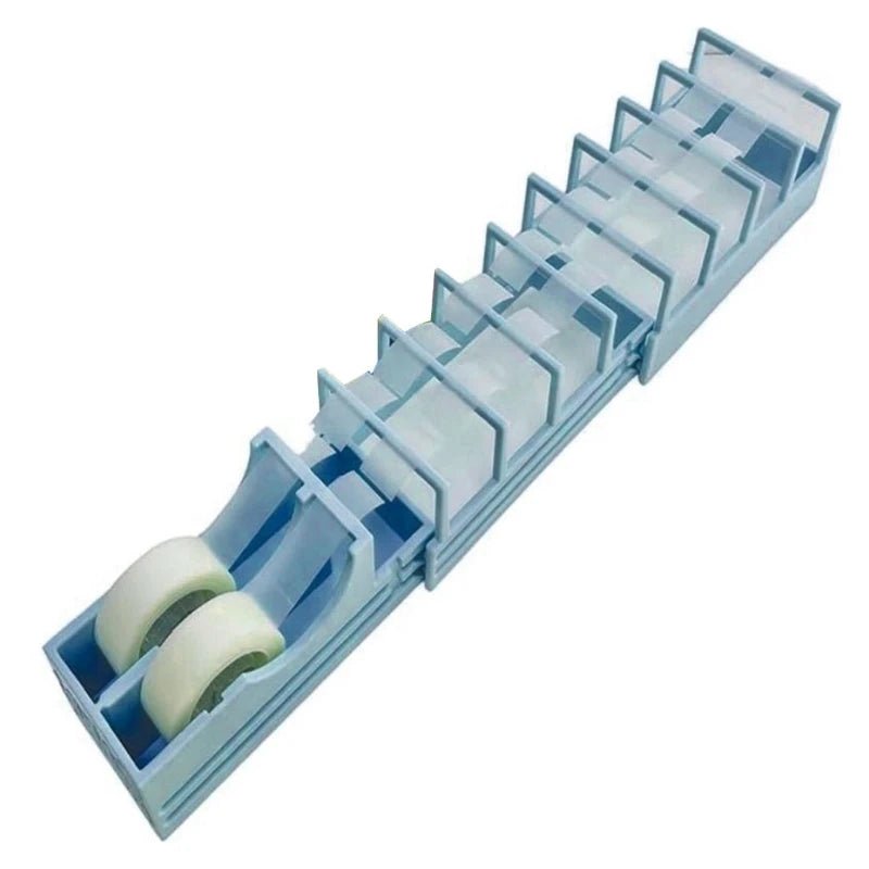 Organisateur Ruban Adhésif Modulable Bleu Plastique Métal Compact