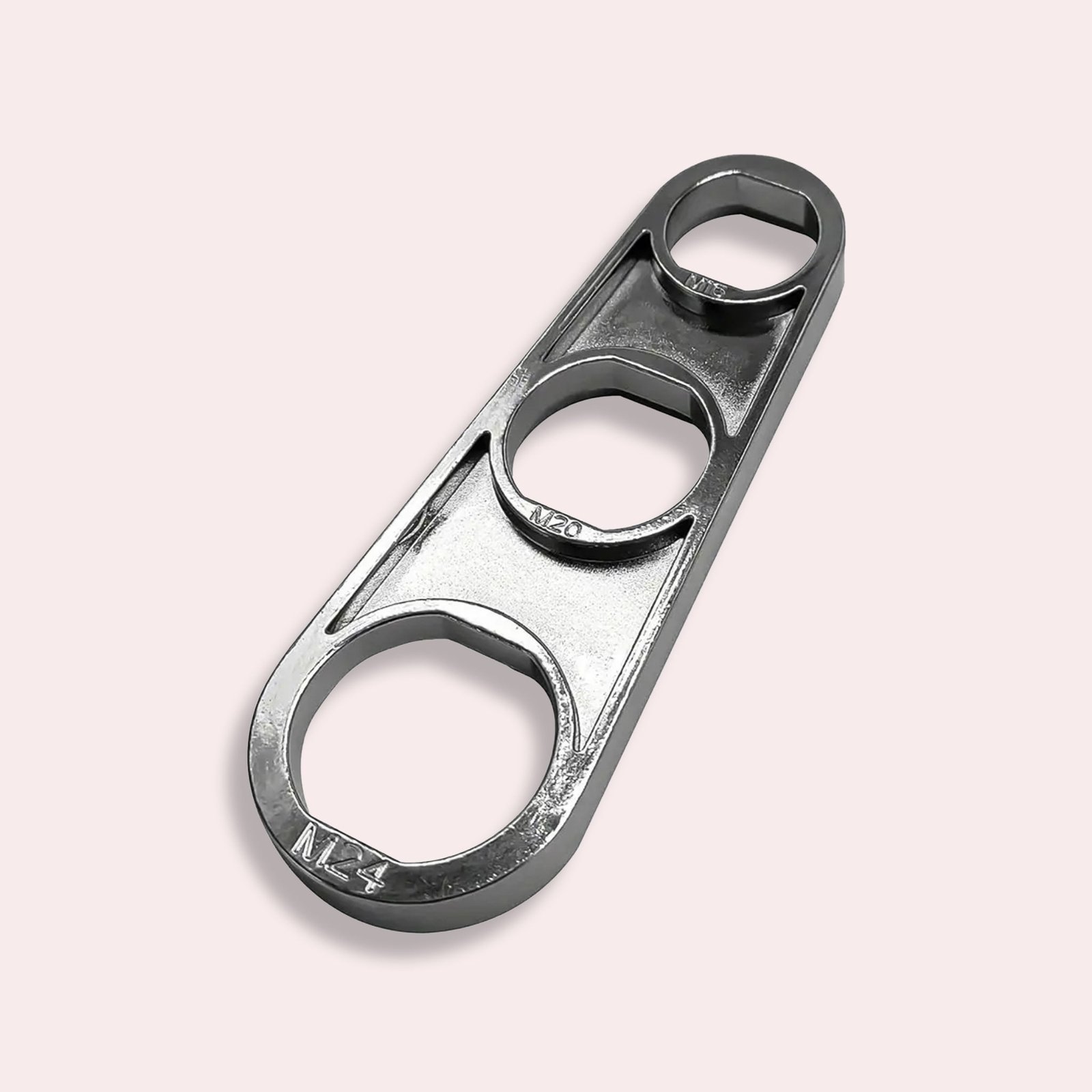 Clé Universelle Métal Multi-Taille Argentée pour Réparations Mécaniques