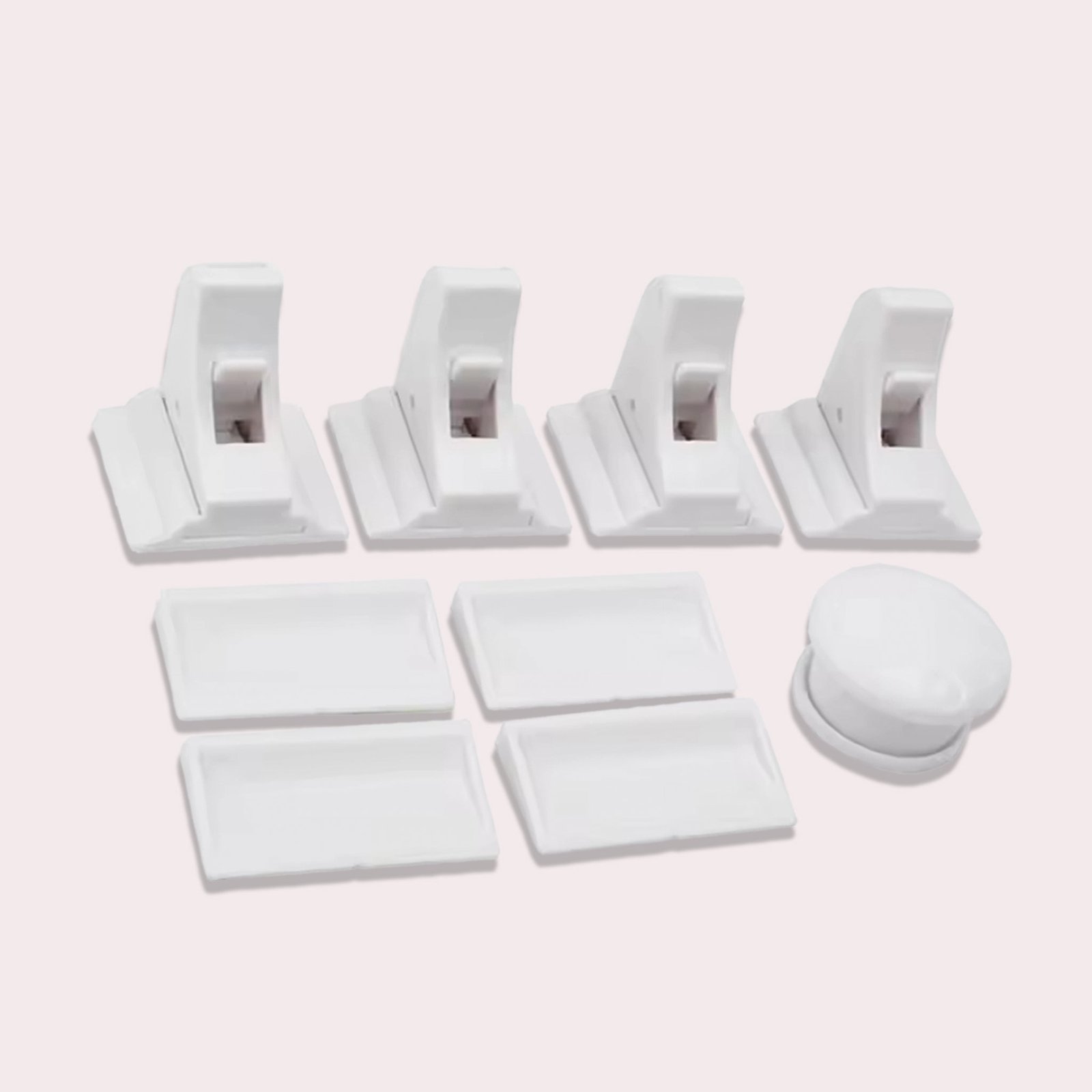 Sécurité Enfant Armoire Facile à Installer ABS Plastique Blanc Protection Efficace