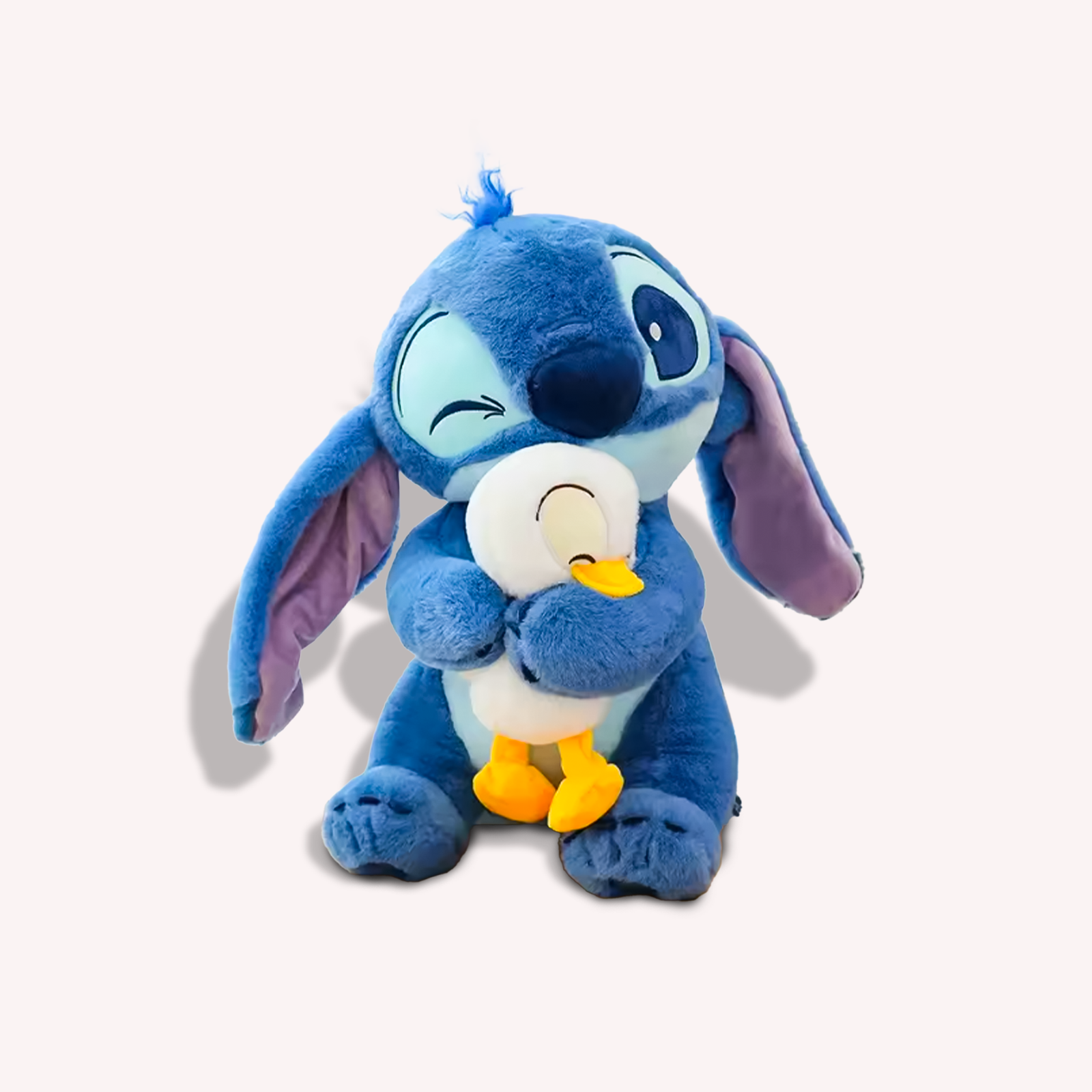 Peluche Stitch Douceur Enfant Bleu/Blanc - Compagnon Câlin Sécurisé