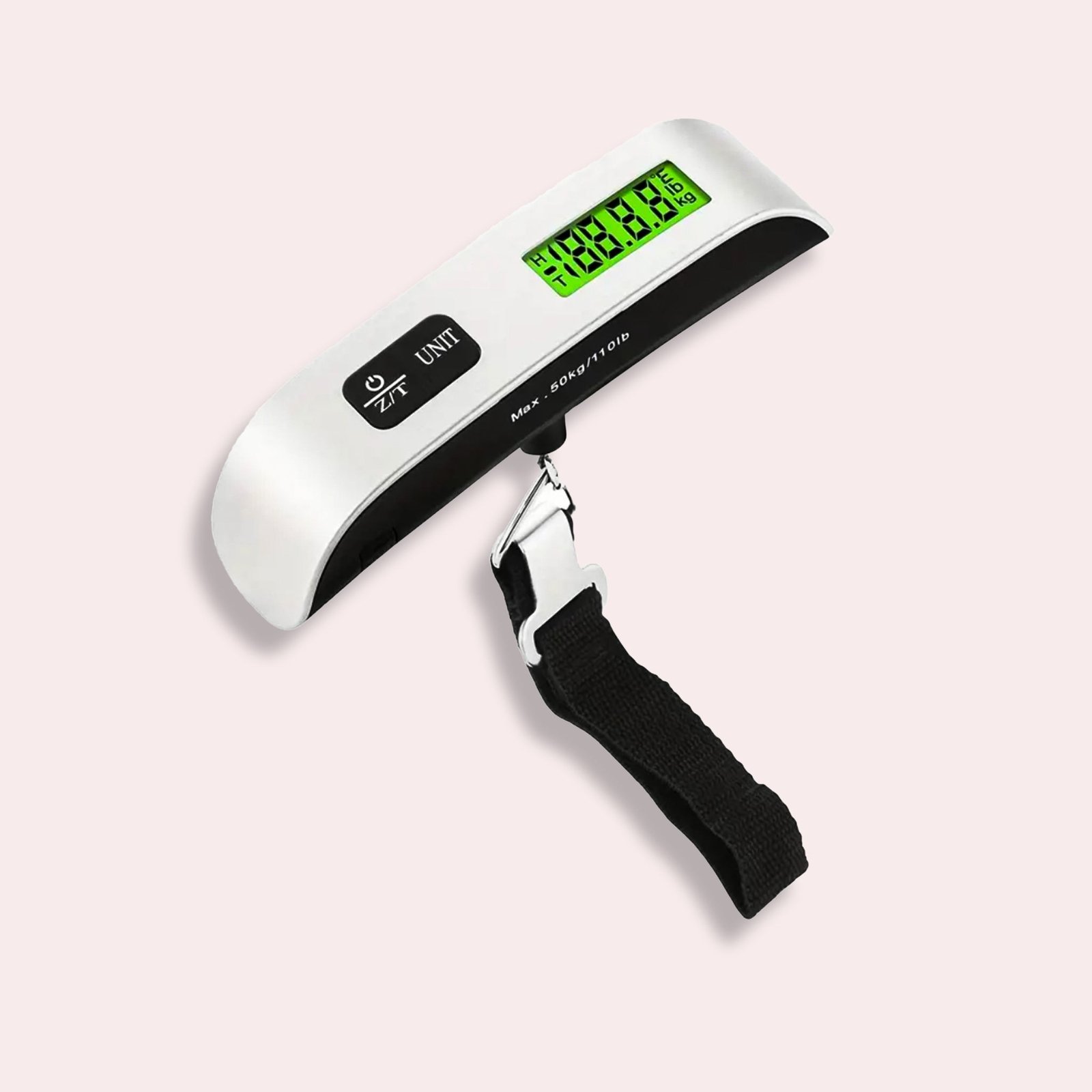 Balance Bagage Design Légère avec Plastique et Métal Noir Argent 50 kg Capacité